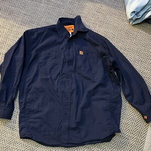 Navy Blue Long Sleeve Shirt FR
